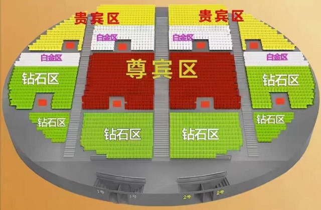 驼铃传奇秀座位图